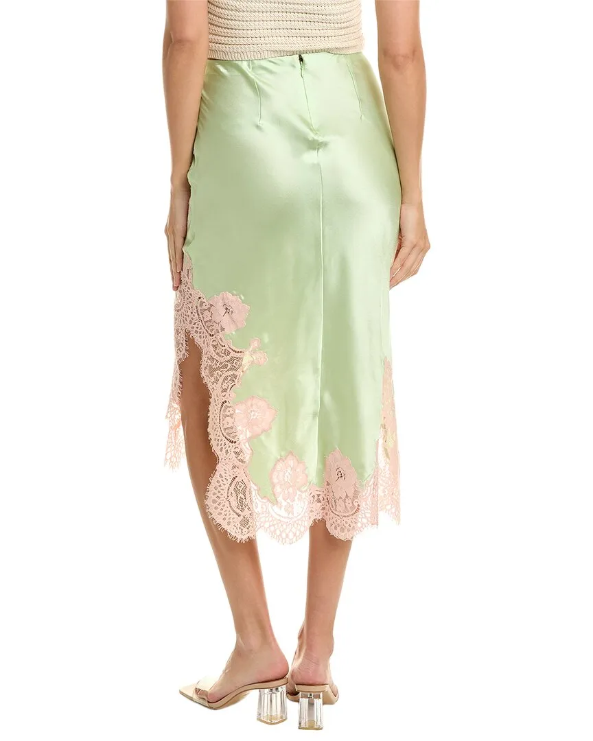 Alice   Olivia Tonia Midi Skirt