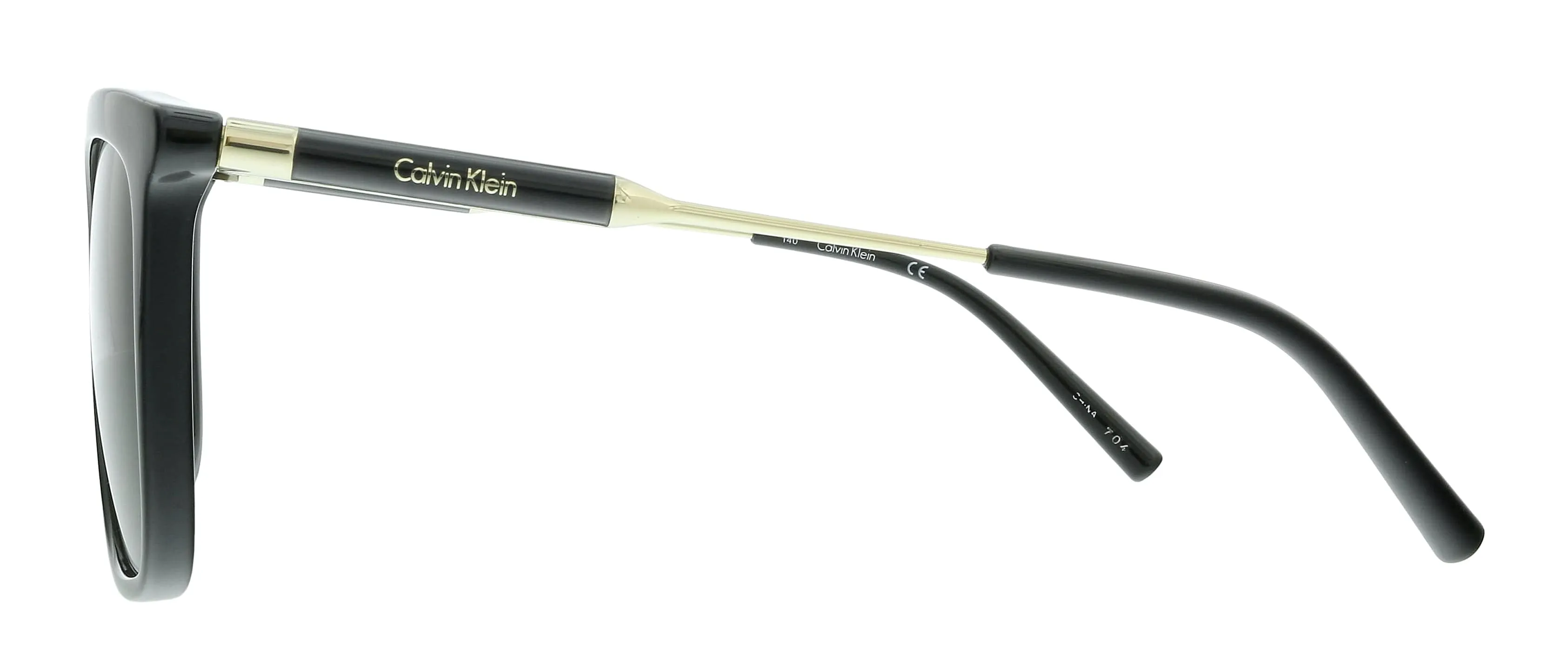 Calvin Klein CK3204S 001 Black Aviator Sunglasses