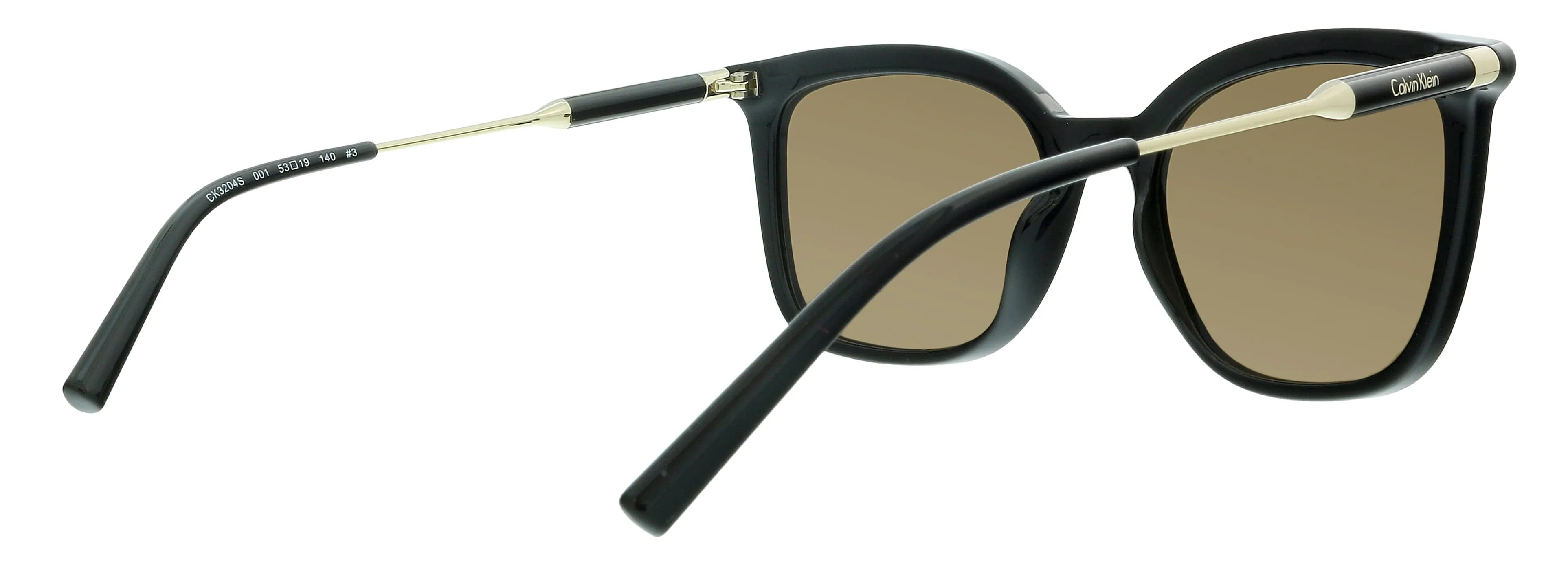 Calvin Klein CK3204S 001 Black Aviator Sunglasses