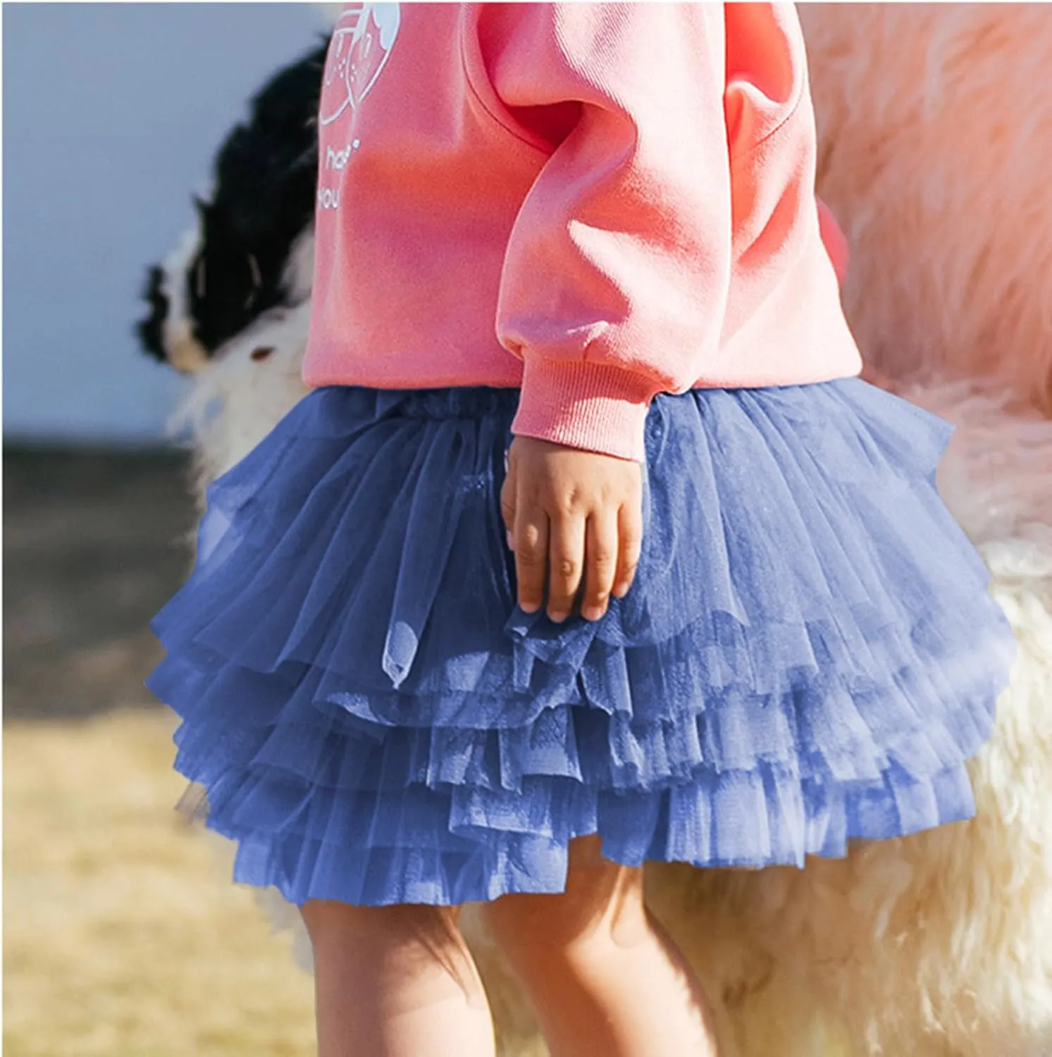 Colorful Childhood Baby Girls' Tutu Skirt Toddler 6 Layered Tulle Tutus 1-8T