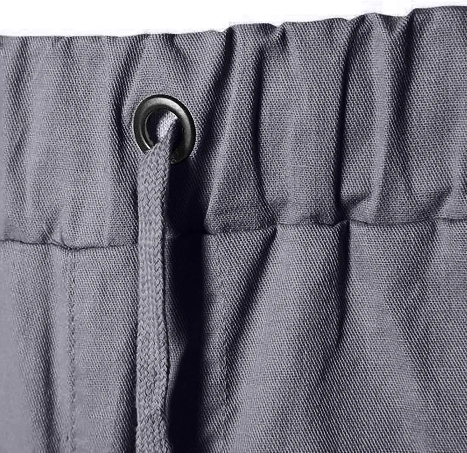 CRNTCEM Drawstring Casual Cargo Shorts for Men Summer Outdoor Twill Chinos Short Relaxed Fit Cotton Work Shorts with Pocket