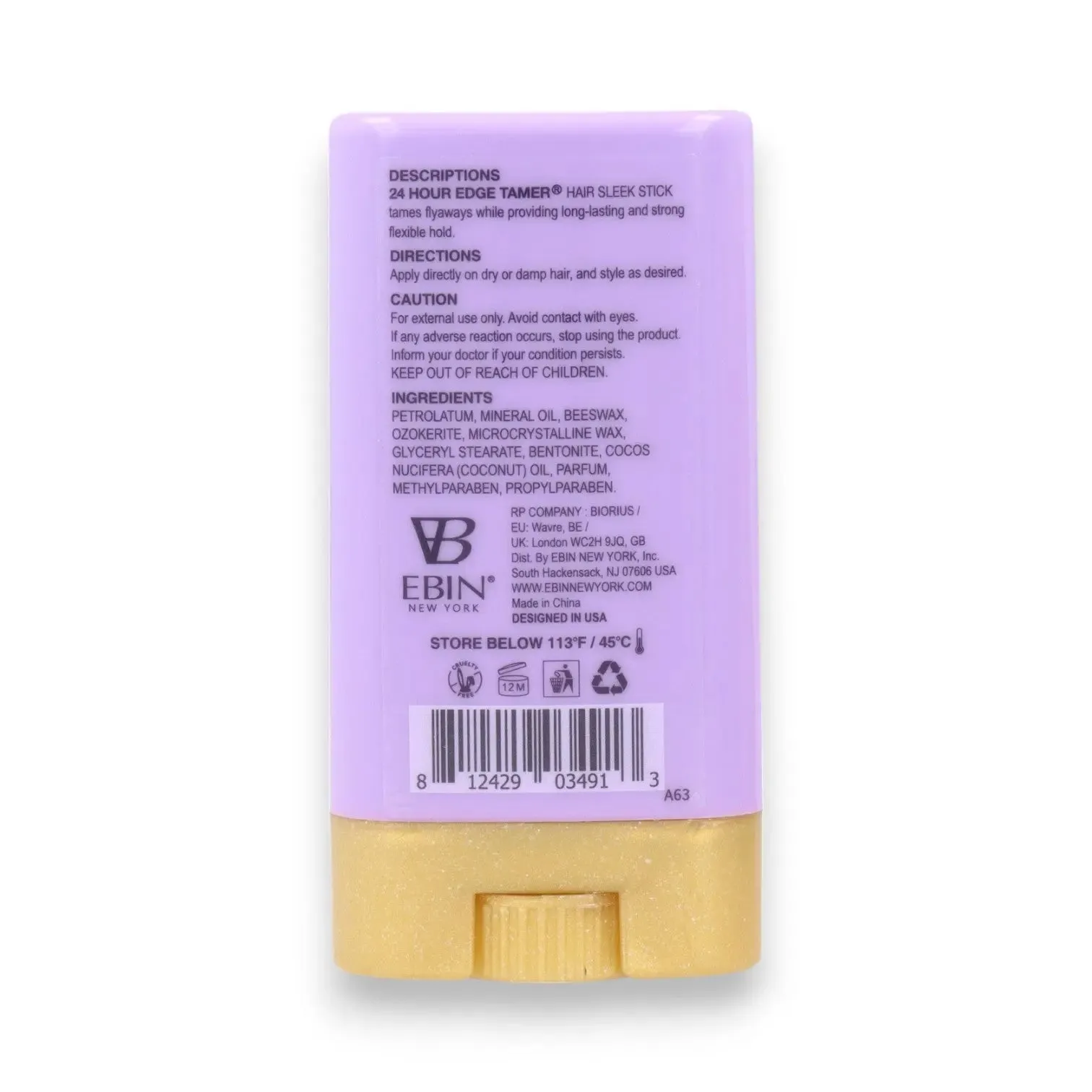 Ebin Edge Tamer Sleek Stick 15g