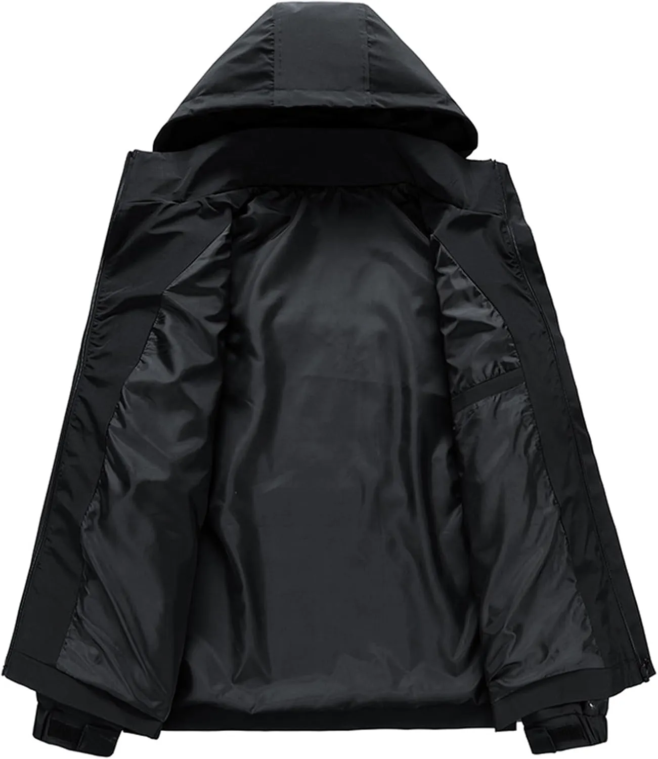 FoxQ Mens Jacket Casual Lightweight Hooded Windbreaker softshell Easy-Care Zip-Up Versatile Outdoor Comfort Activities Coat