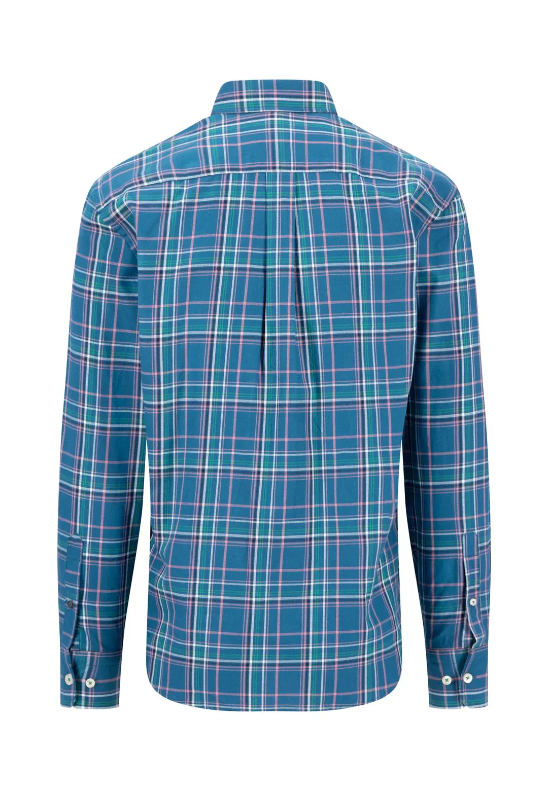 Fynch Hatton check shirt Dark Teal