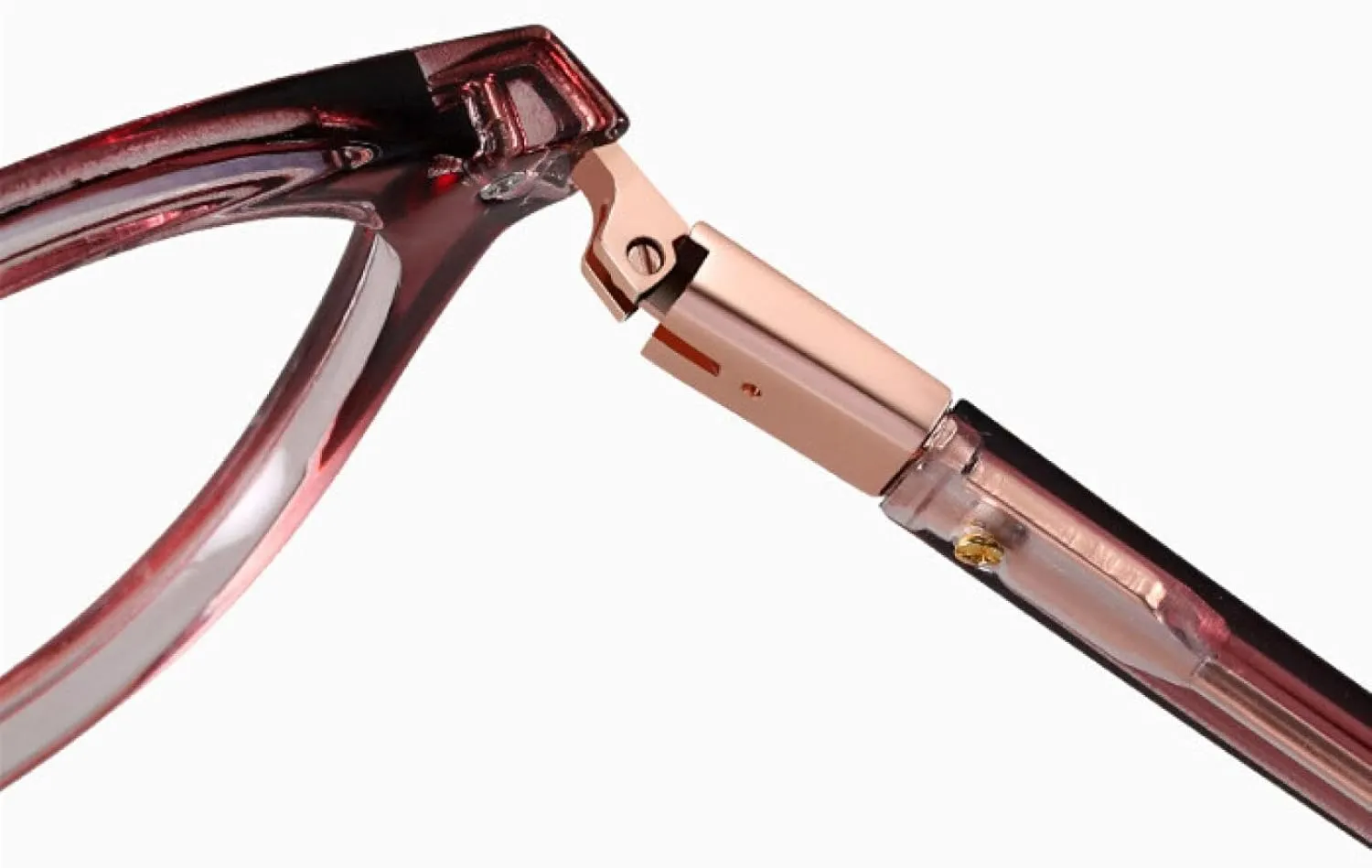 Luxury Glasses Frame Comfortable Spring Hinge Clear