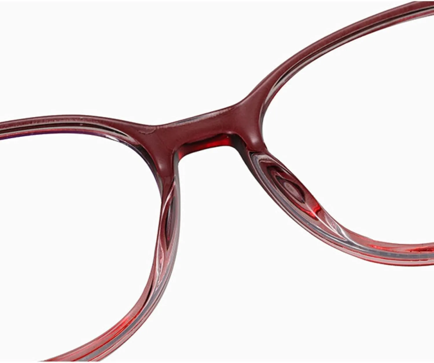 Luxury Glasses Frame Comfortable Spring Hinge Clear