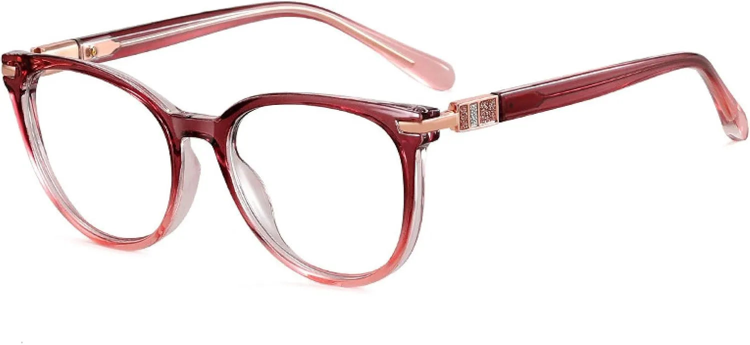 Luxury Glasses Frame Comfortable Spring Hinge Clear