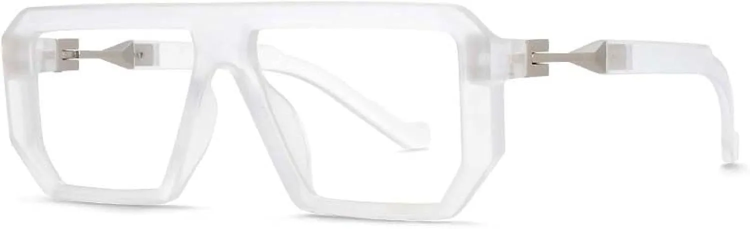 Luxury Men's Women's Rectangular Frame Personality Irregular