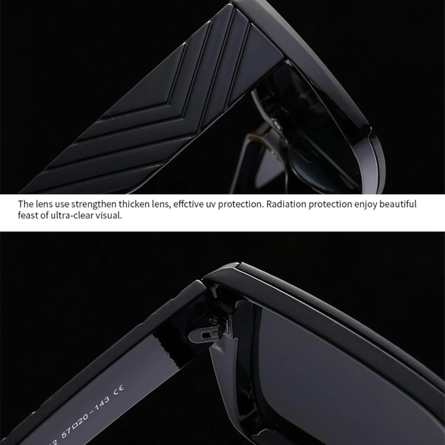 Luxury Punk Sunglasses for Women Men Uv400 Fashion