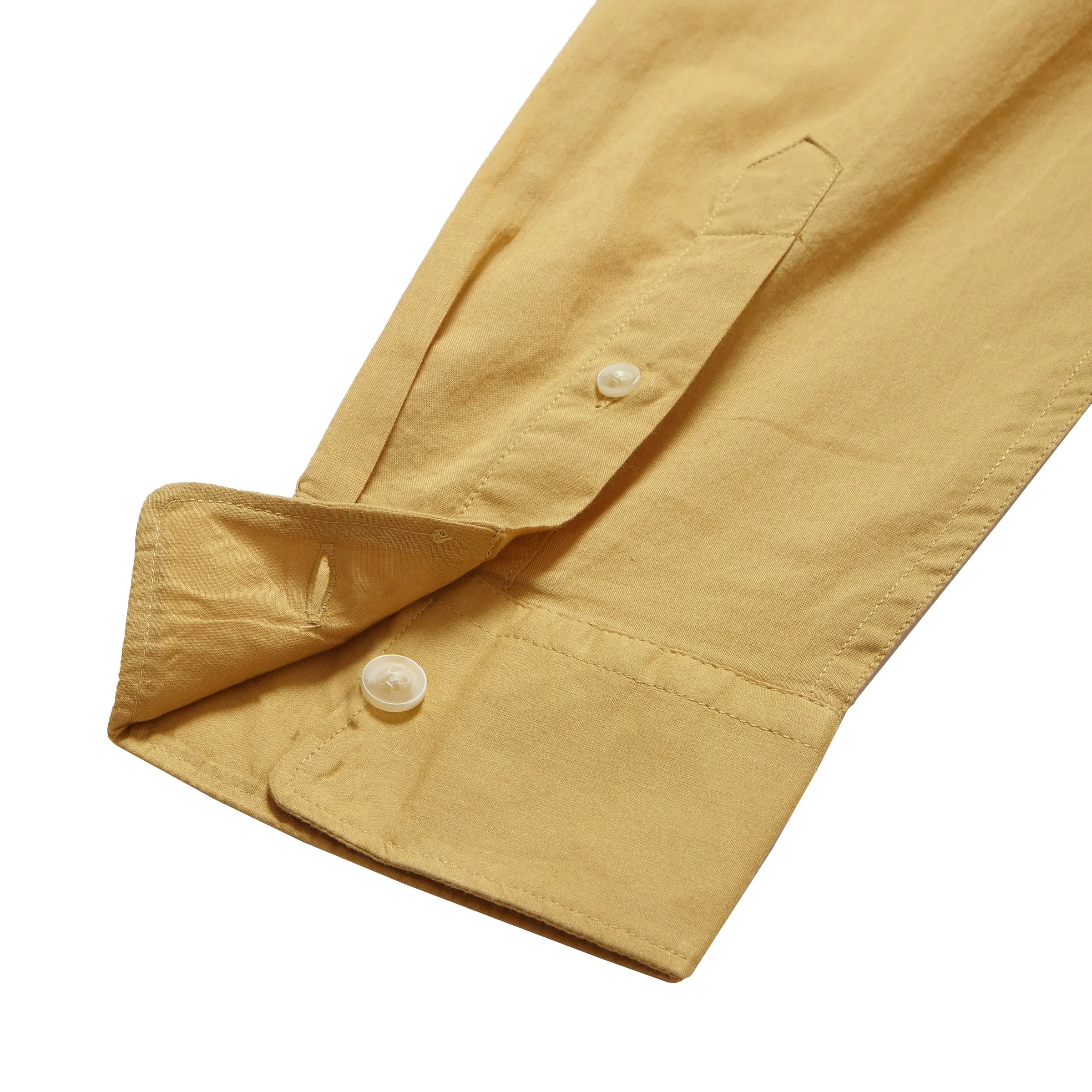 Portofino Featherweight Poplin Shirt - Curry