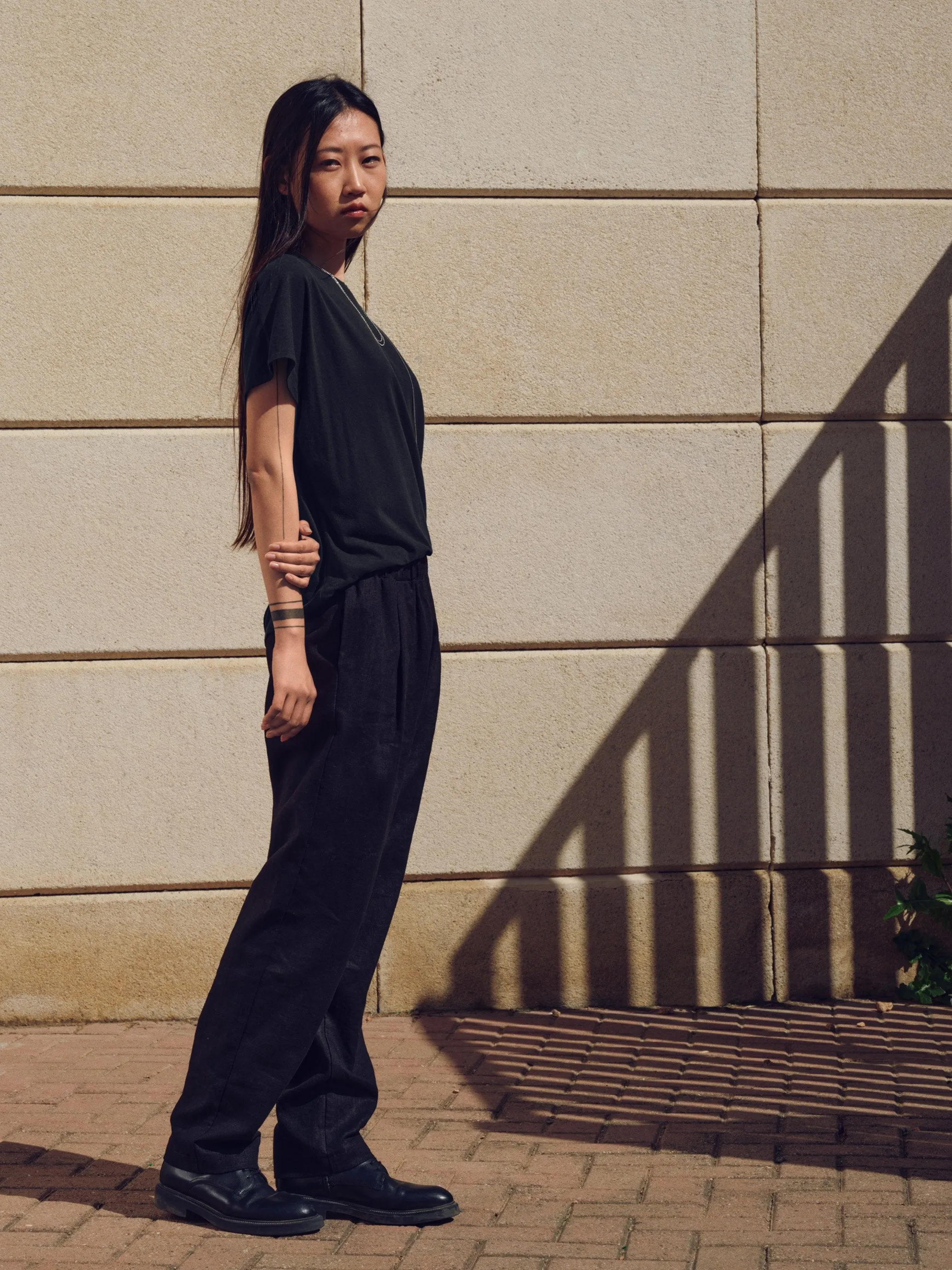 Robinia Trousers Canvas Linen