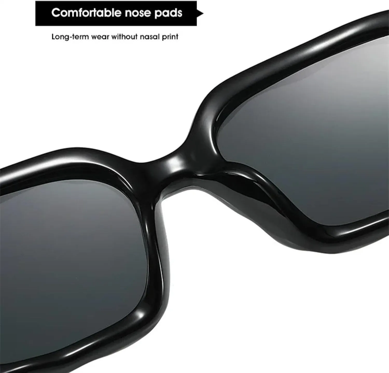 Sunglasses for Women Wave Frame Vintage Luxury Uv400