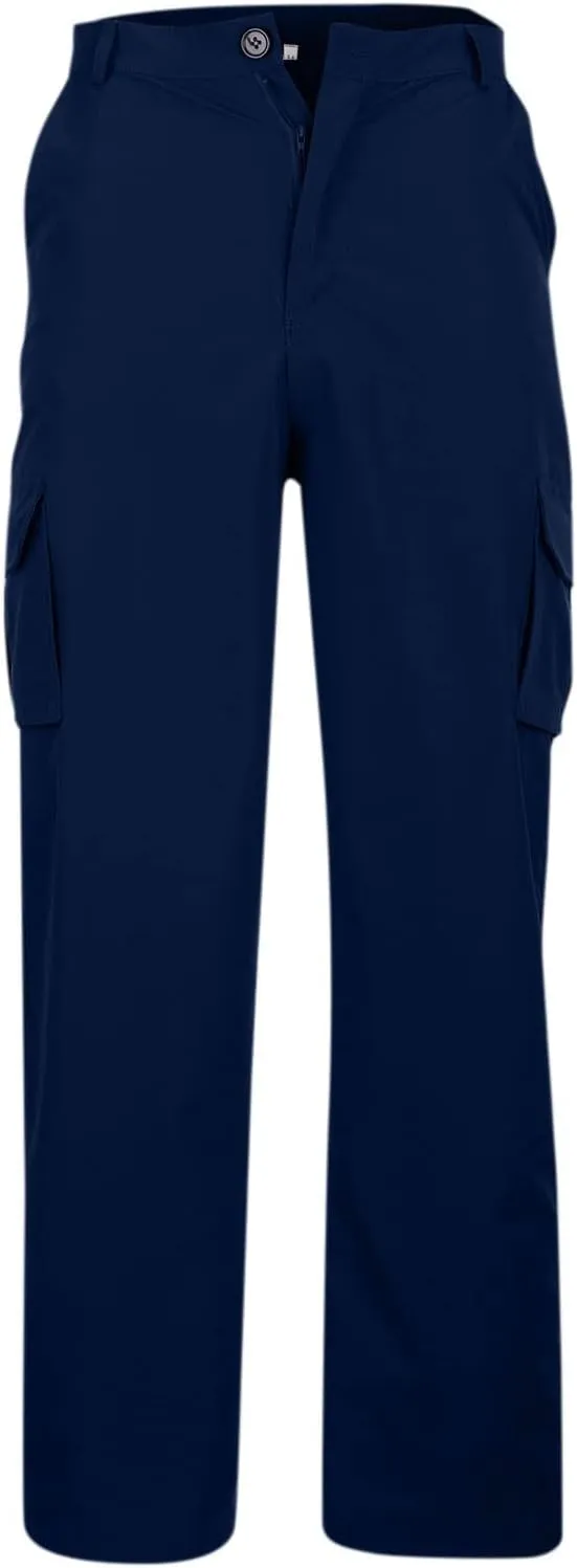 Thatrich Mens Cargo Pants Relaxed Fit Sweatpants for Jogging Straight Leg Trousers Solid Color Casual Cargo Pant Multi Pocket