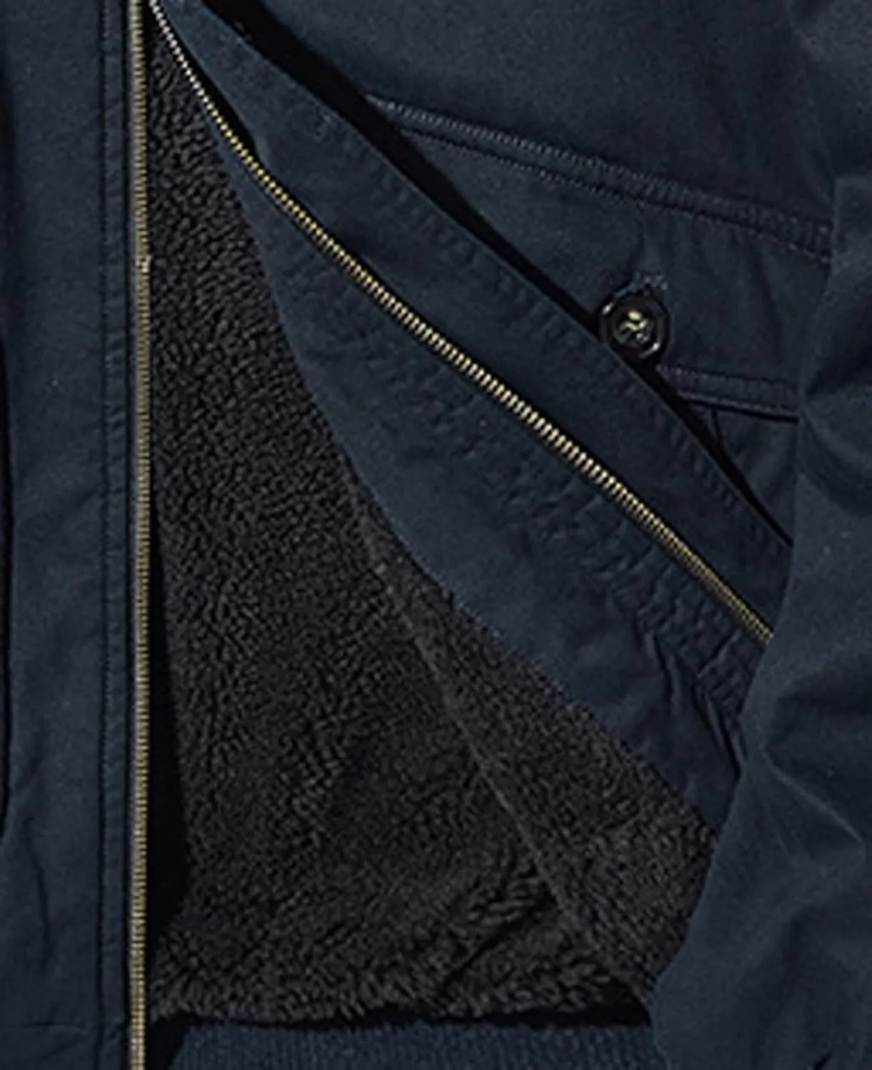 XUNRYAN Mens Winter Warm Jackets Sherpa Fleece Lined Thicken Bomber Jackets Long Sleeve Outdoor Versatile Tactical Coats